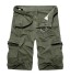 Mens Military Cargo Shorts Summer army green Cotton Shorts men Loose Multi-Pocket Shorts Homme Casual Bermuda Trousers 