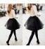 Mini short Puffy Black tulle Skirt With Ruffles Fashion sexy tutu 