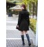 Women's Trench Coat Double Breasted Long Sleeve Jackets with Belt