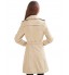 Women's Double Breasted Trench Coat Tailoring Overcoat