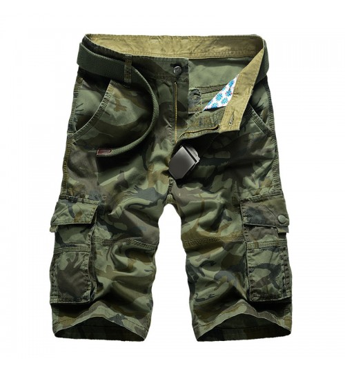 Camouflage Camo Cargo Shorts Men 2018 New Mens Casual Shorts Male Loose Work Shorts Man Military Short Pants