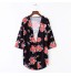 Womens Print Bohemian Elegant Cardigan Ladies Long Kimono Oversized Shawl Blouse Slim Fit Tops