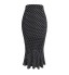 Women's Vintage High Waist Wear To Work Mermaid Pencil Skirt