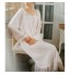 Women's Long Sheer Vintage Victorian Lace Nightgown Sleepwear Pyjamas Lounge Dress Nightwear