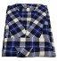 Classical Sleepwear Men’s 100% Cotton Flannel Shawl Collar Robe