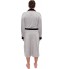 Mens Plush Shawl Collar Kimono Bathrobe Robe